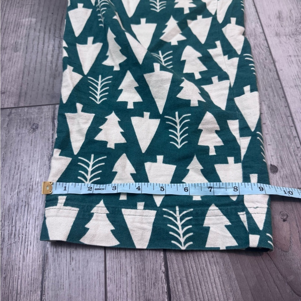 Hanna Andersson Pajama Bottoms Green Christmas Trees Unisex Large Holiday - Picture 4 of 9